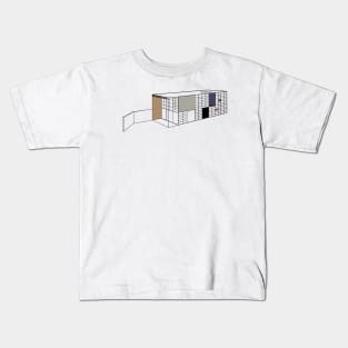 Charles and Ray Eames • Eames House • Los Angeles, California Kids T-Shirt